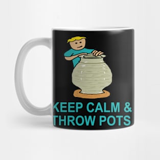 Keep Calm Pottery Mug